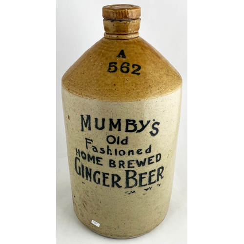 174 - MUMBY’S HANDLED FLAGON. 16.5ins tall, t.t, p.m. Very minor damage. (9.5/10)