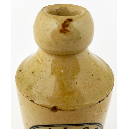 523 - ALTON GINGER BEER BOTTLE. 6.75ins tall. St, t.t. HALL & CO/ ALTON, HANTS. Rear p.m. Shoulder nibbles... 