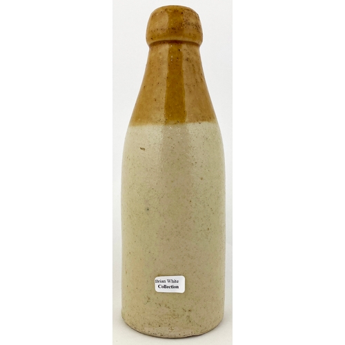 528 - WIGAN GINGER BEER BOTTLE. 8ins tall. Ch, t.t. THE OAK AERATED WATER with a strong oak tree image. Ve... 