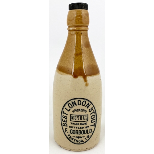 530 - VENTNOR I. W GINGER BEER BOTTLE. 9.5ins tall to top of stopper. Unusual large size g.b.? Ch, t.t. F.... 