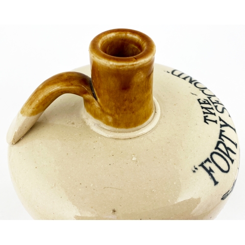 573 - THE FORTY SECOND WHISKY JUG. (WG B675). 8.5 ins tall, t.t., rear handle (very unusual angular shape)... 