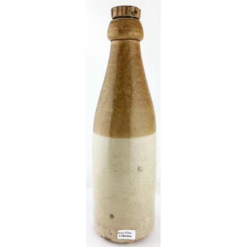 52 - RUSSELL’S BANCHORY GINGER BEER BOTTLE. 9.3ins tall. Ch, t.t., stoneware screw stopper - original. Di... 