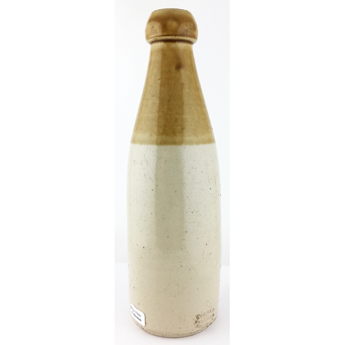 54 - JAMES JEFFREY ABERDEEN GINGER BEER BOTTLE. 8.8ins tall. Ch., t.t., cork closure. Titled ‘The Quenche... 