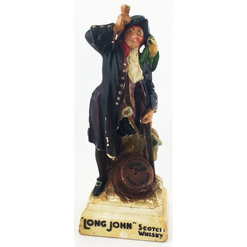 119 - LONG JOHN BACK BAR ADVERTISING FIGURE. 10.5ins tall. Well modelled multi-coloured rubberoid figure o... 