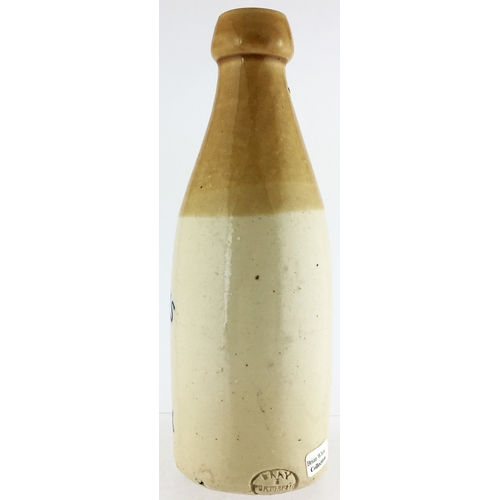 98 - RALPH PERKINS OVENDEN GINGER BEER 98. BOTTLE. 7.7ins tall, ch, t.t., screw top, blue transfer with e... 