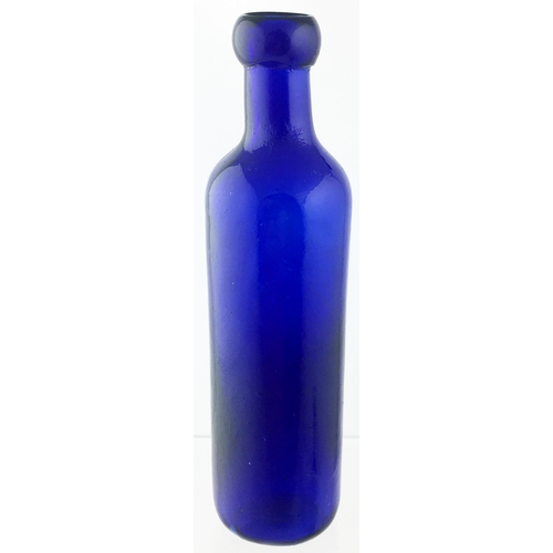 106 - WALTER FORBES & CO/ EDINBURGH & NEWCASTLE COBALT BLUE CYLINDER. 8.6ins tall, deep cobalt blue - a re... 