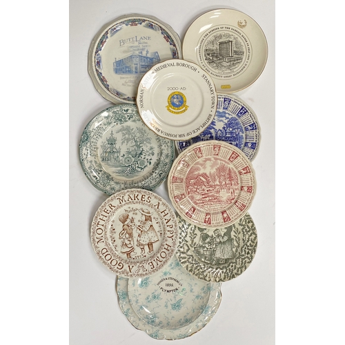 313 - POTTERY GROUP. Mixture of plates, ginger beers, kitchen ware, pipes, jelly mould. (40+)