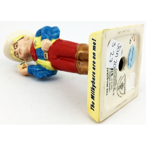 237 - THE MILKY BAR KID MILLENIUM COLLECTABLES FIGURE. 5.8ins tall. No 318 of Ltd edition of 2,000.