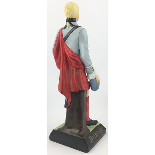 251 - PRINCE CHARLIE DRAMBUIE ADVERTISING BACK BAR FIGURE. 13.4ins tall. Matt finish multicoloured cast po... 