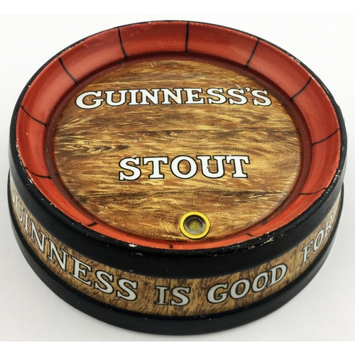 111 - GUINNESS ASHTRAY. 5ins diam. Minton glazed earthenware ashtray. Slogan round outer edge Guinness Is ... 