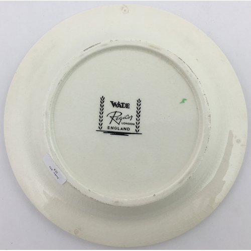 282 - BIRKENHEAD ALES ASHTRAY. 5.3ins diam. Strong green transfer on white ground. Large central pict. t.m... 