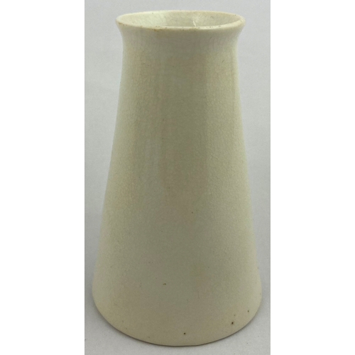 123 - CHURN SHAPED CREAM POT. 3ins tall. Black transfer. WELFORD & SONS LTD/ LONDON. W. Several lines of w... 