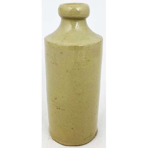 49 - STAMFORD COLIC DRENCH BOTTLE. 5.75ins tall. Ginger beer shape bottle in an all off white body glaze.... 