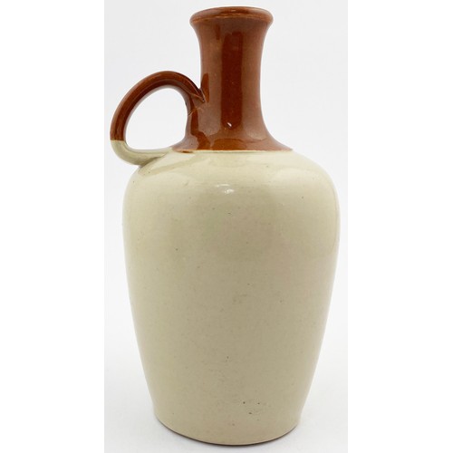 166 - SANDERSONS SCOTCH WHISKY JUG. 8.25ins tall. T. t. Handled, black transfer LIQUEUR SPECIAL/ SCOTCH WH... 