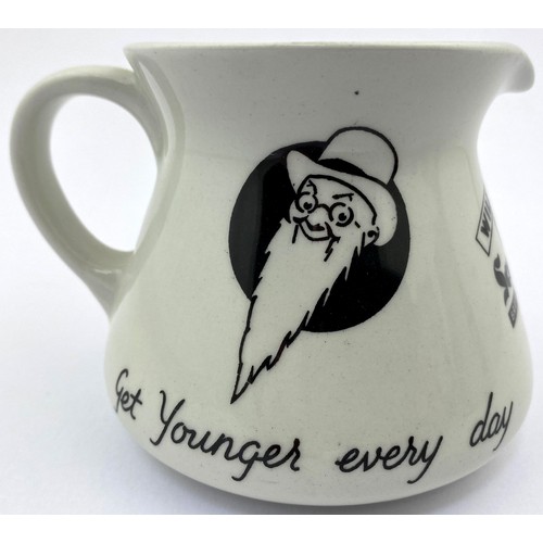 286 - WILLIAM YOUNGERS SCOTCH ALE PUB JUG. 3.25ins. Another variation of the above. Smaller rounder body, ... 