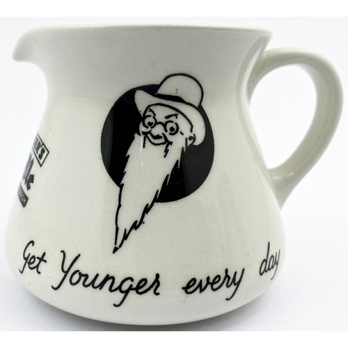 286 - WILLIAM YOUNGERS SCOTCH ALE PUB JUG. 3.25ins. Another variation of the above. Smaller rounder body, ... 