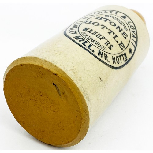 22 - LOVATT & LOVATT GINGER SAMPLE BEER BOTTLE. 7ins tall. std, t.t., cork closure. Lovatt & Lovatt 2 Lan... 