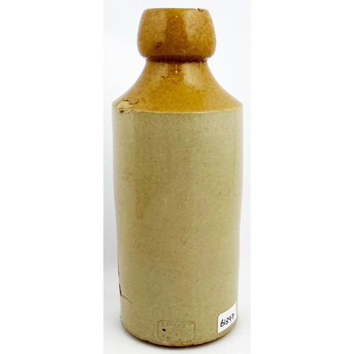 22 - LOVATT & LOVATT GINGER SAMPLE BEER BOTTLE. 7ins tall. std, t.t., cork closure. Lovatt & Lovatt 2 Lan... 