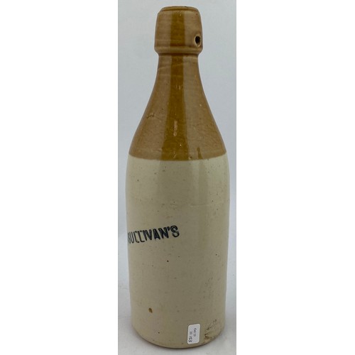 60 - SULLIVANS SOUTH AFRICAN GINGER BEER BOTTLE. 10.4ins tall. Ch., t.t, swing stopper type - no damages.... 