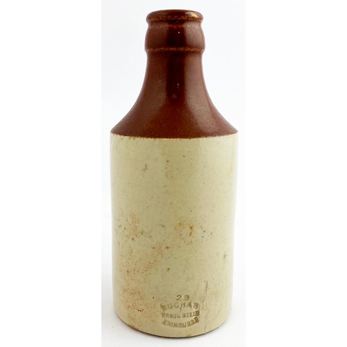 220 - MACINTYRES GINGER BEER BOOTLE. 5.8ins tall smaller size, c.c., t.t., rddy brown top, MACINTYRE & CO ... 