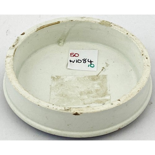 3 - ALAS POOR BRUIN POT LID. KM1. 3ins diam. Multicoloured transfer, good strong colours, title below, d... 