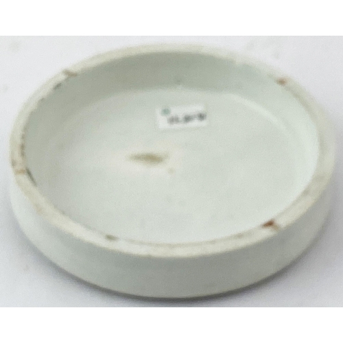 113 - EDINBURGH TOOTH PASTE POT LID. (APL p538) 3.4ins diam. H.C. BAILDON & SON... PRINCES ST. A superb an... 