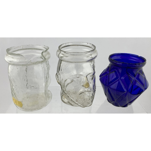 364 - NIGHT LIGHT GROUP. Largest 4ins. Clear glass King & Queen figural & various colours & styles. Damage... 