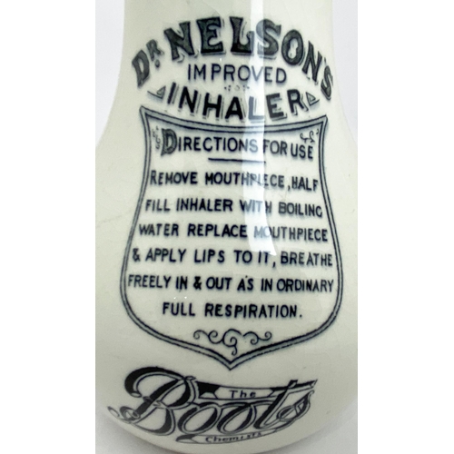 439 - INHALER TRIO. Tallest 10.5ins. Inc. THE HOUSEHOLD, DR NELSONS & IMPROVED BRONCHIAL. All with tubes. ... 