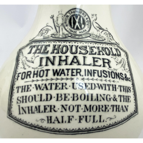 439 - INHALER TRIO. Tallest 10.5ins. Inc. THE HOUSEHOLD, DR NELSONS & IMPROVED BRONCHIAL. All with tubes. ... 