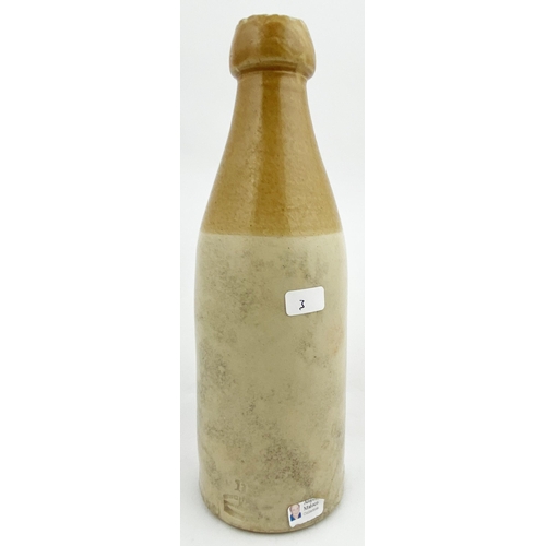 11 - HAWICK GINGER BEER BOTTLE. 8.6ins tall, ch., t.t., screw lip (nibbled all round). F NARDINI & CO/ 12... 