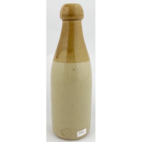 164 - MANCHESTER GINGER BEER BOTTLE. 8.2ins tall, ch., t.t., cork lip, Price Bristol p.m. DEWSNUP & CO/ DA... 