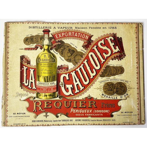 70 - LA GAULOISE SHOWCARD. 17.3 x 12.7ins. Elaborate thick showcard (slightly trimmed), featuring a large... 