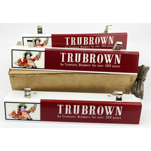 139 - BEN TRUMAN & TRUBROWN ELECTRIC SHELF EDGES. Two blue Ben Truman & one deep red Trubrown. Never used.... 