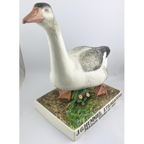 69 - GOOSE PATE POTTERY ADVERTISING STATUETTE. Blobby. An extraordinary large size full figural standing ... 