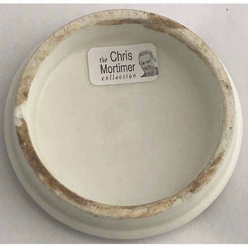 5 - ED PINAUD PARIS COLD CREAM POT LID. 2.6ins diam. Decorative thick outer border.Small underside base ... 