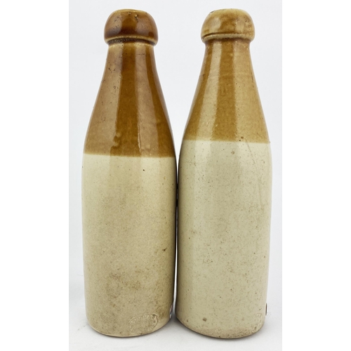 6 - INVERNESS & NAIRN GINGER BEER BOTTLE DUO. Tallest 8.8ins, ch., t.t., both blob lip. Both Buchan p.m.... 