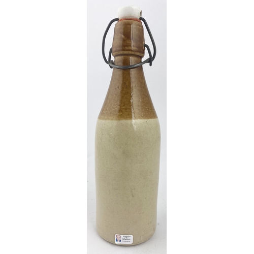 199 - SANG & CO ELGIN GINGER BEER BOTTLE. 9.1ins tall, ch., t.t., original swing stopper. Scotlands most i... 