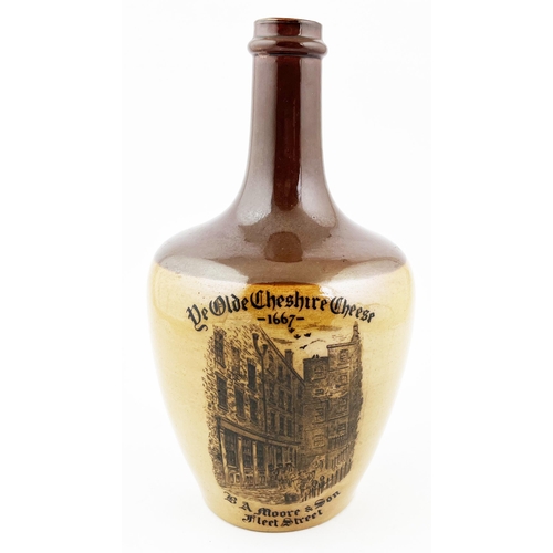 401 - DOULTON CHESHIRE CHEESE JUG. 9.75ins tall. Building pict to centre, base p.m, rear handle. Mint.