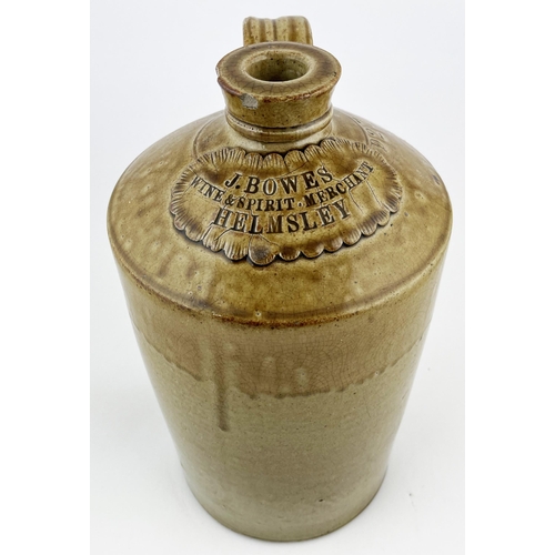 668 - HELMSLEY IMPRESSED SEALED FLAGON. 13ins tall. Impressed seal J. BOWES, rear handle. D27 to side. Chi... 