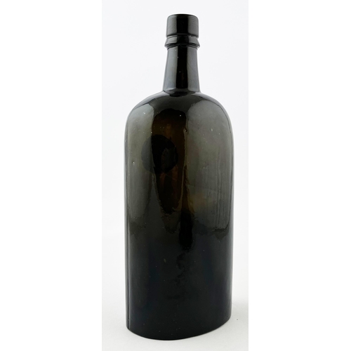 570 - GIBBSTOWN SEALED BOTTLE. 11.5ins tall. Long body, seal to middle Thomas Gerrard. Mint.