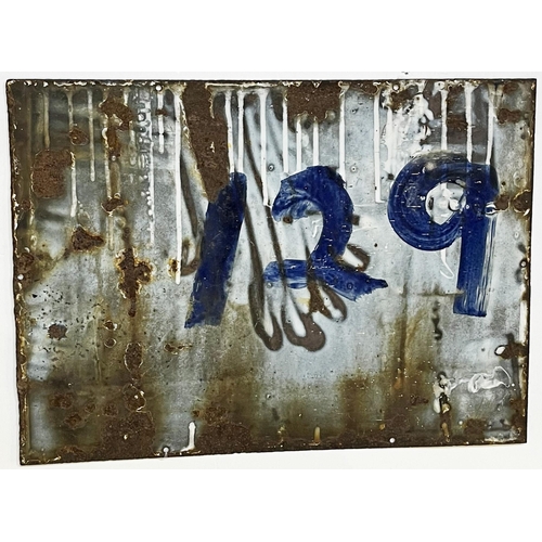 40 - VIKING MILK ENAMEL SIGN. 21 x 15ins. Edge rust & slight dullness/ fading.