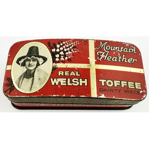 141 - TOFFEE TINS GROUP. Largest 5ins. Various makers Inc. Slades, Cremona, Everdales, Ely etc plus Melox ... 