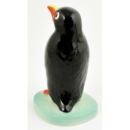 291 - GUINNESS PENGUIN PROMOTIONAL MINIATURE FIGURE. 3.75ins tall. Penguin with blue sign to chest. Black ... 