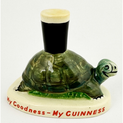 293 - GUINNESS TORTOISE PROMOTIONAL MINIATURE FIGURE. 3ins tall. Tortoise with pint of Guinness ontop of s... 