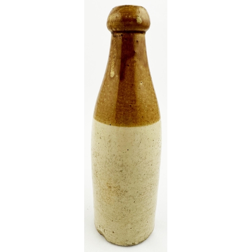 135 - SANG & CO ABERDEEN GINGER BEER BOTTLE. 8.8ins tall, ch., t.t., cork blob top - looks like a firing f... 