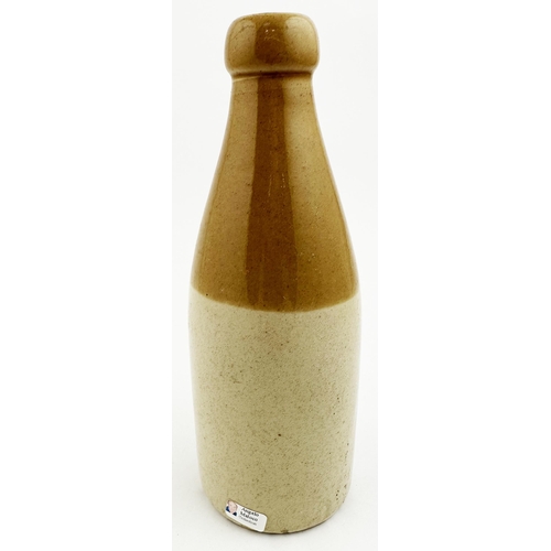 138 - PORTEOUS MURRAY LARBERT GINGER BEER BOTTLE. 7.9ins tall, ch., cork blob lip. Indistinct p.m. A few t... 