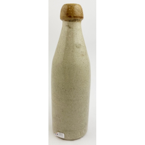 139 - THOMAS HALDANE ARDROSSAN GINGER BEER BOTTLE. 8.3ins tall, ch., tan blob cork lip. Port Dundas p.m. S... 