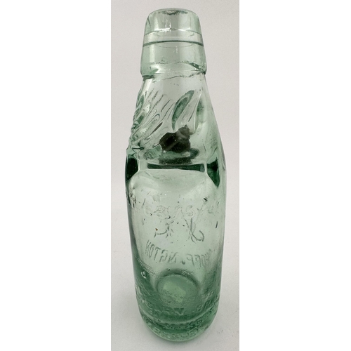 150 - W ELLIOTT CHOPPINGTON COLOURED MARBLE SHAWS PATENT CODD BOTTLE. 7.5ins tall. Name & place heavily em... 