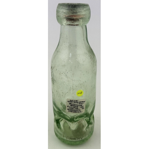 122 - BENJAMIN SHAW HUDDERSFIELD SYKES MCVAY PATENT CODD BOTTLE. 6.8ins tall. A very attractive, six dimpl... 