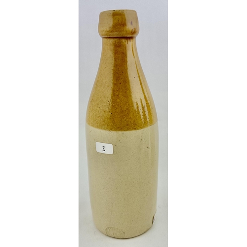 169 - FALKIRK AERATED WATER FALKIRK GINGER BEER BOTTLE. 8.5ins tall Ch., t.t., blob screw top. A strong cr... 